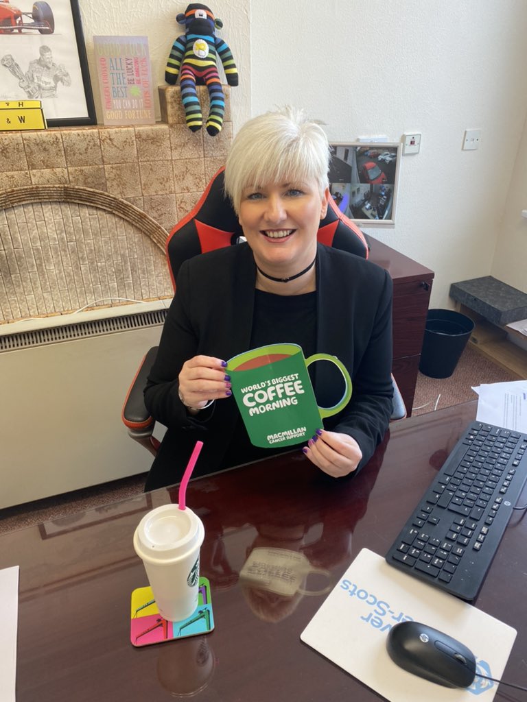 Joanne_Bunting's tweet photo. I’m proud to support #MacmillanCoffeeMorning this morning.

I encourage everyone to #RaiseAMug and donate what they can so Macmillan can continue to offer vital support to those with cancer. Cancer hasn't stopped during COVID-19, and neither has Macmillan. https://t.co/m6XlFTPsDR