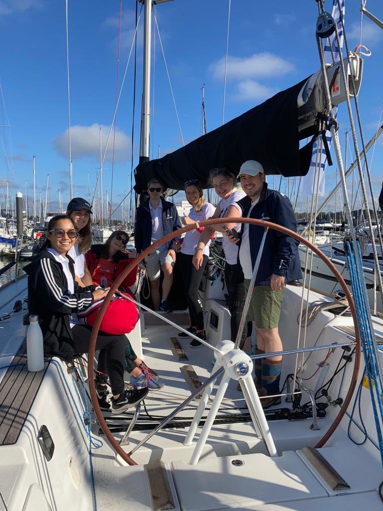 Great to see the crews from <a href="/LinklatersLLP/">Linklaters LLP</a> &amp; <a href="/twobirds/">Bird & Bird</a> heading off on a training day this morning, preparing for this weekend’s #LegalCup 

The weather’s looking fine and we have an out of this world party planned for tomorrow night. Stay tuned for more updates.. #corporateevents