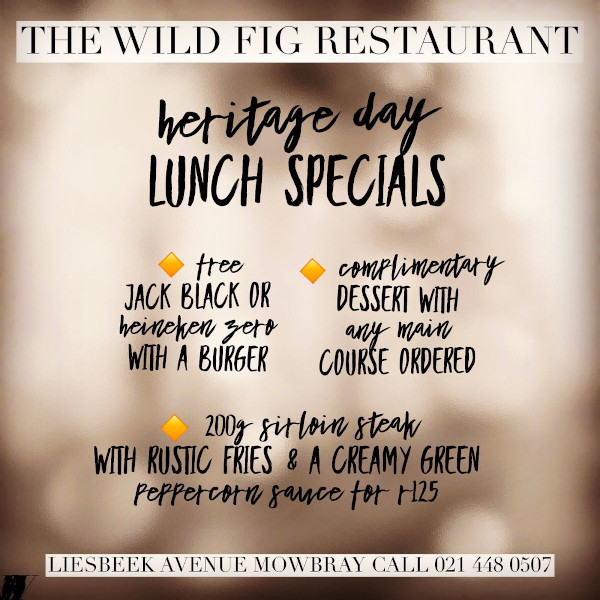 TheWildFig's tweet photo. Beautiful afternoon, beer is fresh and cold, come and enjoy a free dessert with any main meal. https://t.co/iPzDoppMa6