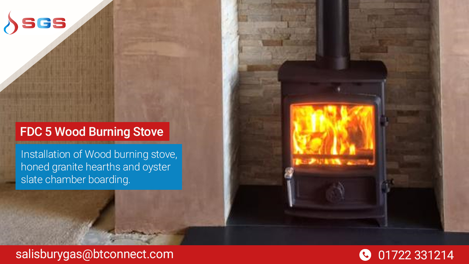 SGS Heating u0026 Elec on Twitter: This FDC 5 wood burning stove that our SGS  electricians installed with 5KW output, will keep any family warm and cosy  when winter comes. 🔥 💻