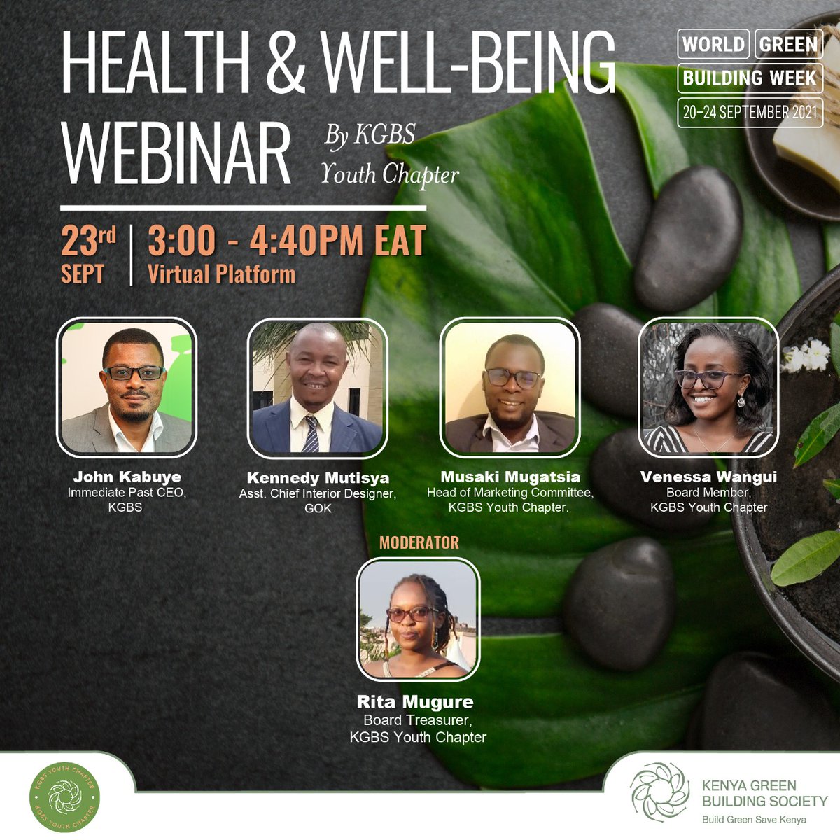 johnk_kalungi's tweet photo. In emphasizing #buildingresilience during the @WorldGBC #WGBW21 it was a pleasure sharing knowledge and experience on how #greenbuilding #SustainableInfrastructure can build resilience for the #BuiltEnvironment during @OfficialKGBS &amp; @Arch_KE events https://t.co/77FQSBuYoA