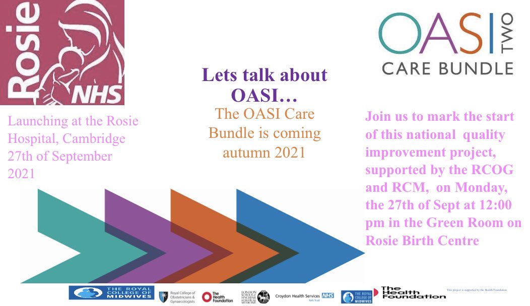 ShahlaCUH's tweet photo. Join us on Monday 27/9/21 in Green room from 12:00 to talk about OASI CB2. Hands on refreshing practice and more. (Covid restriction rule applies) @DrPandeva @rosiehospital @rowleyamanda3 @cprks @MVP_Rosie @CathyBevens @ClaireGarratt @tora_clarkward https://t.co/763QklfFPD