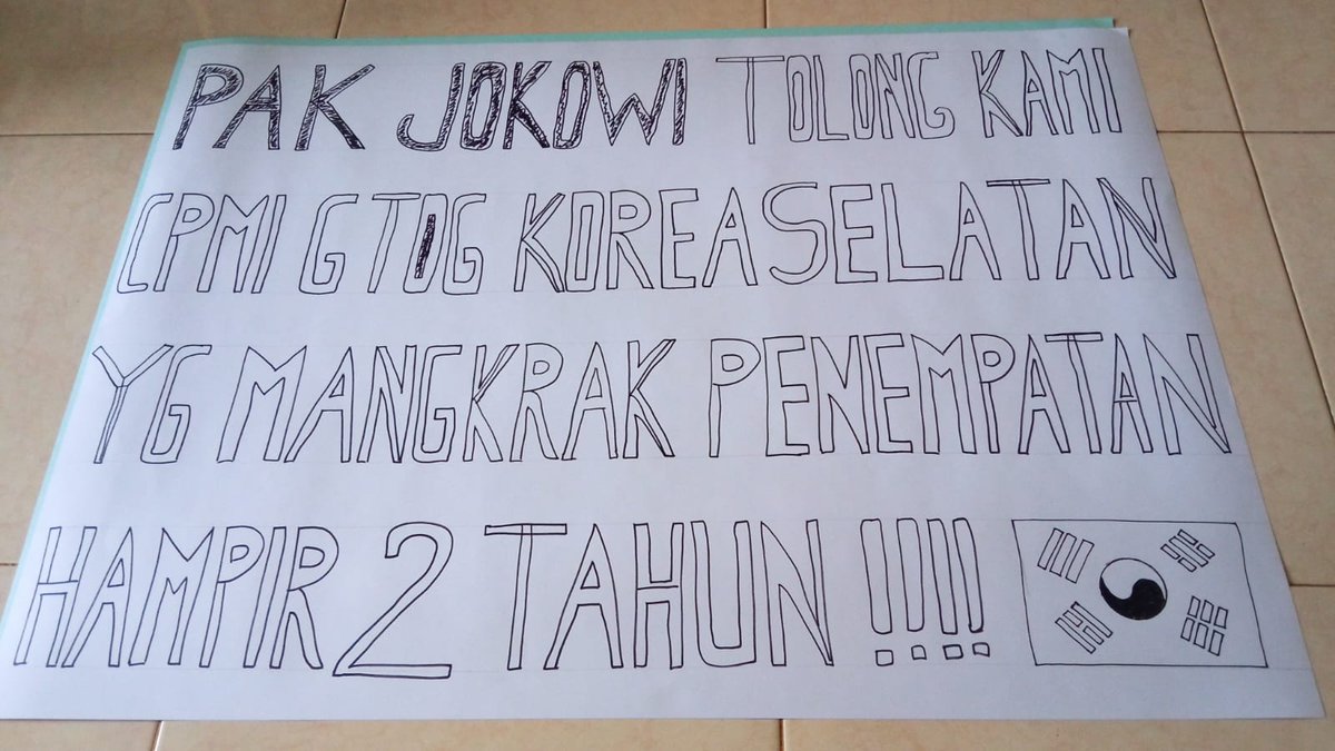 LaylatulM12's tweet photo. Bapak @ganjarpranowo bantu kami untuk mendapatkan hak-hak kami sebagai CPMI KOREA SELATAN
yaitu penempatan ke Korea
@jokowi 
@ganjarpranowo 
@bp2mi_ri 
@idafauziyah 
@KemnakerRI https://t.co/ncdhPT9Ff1