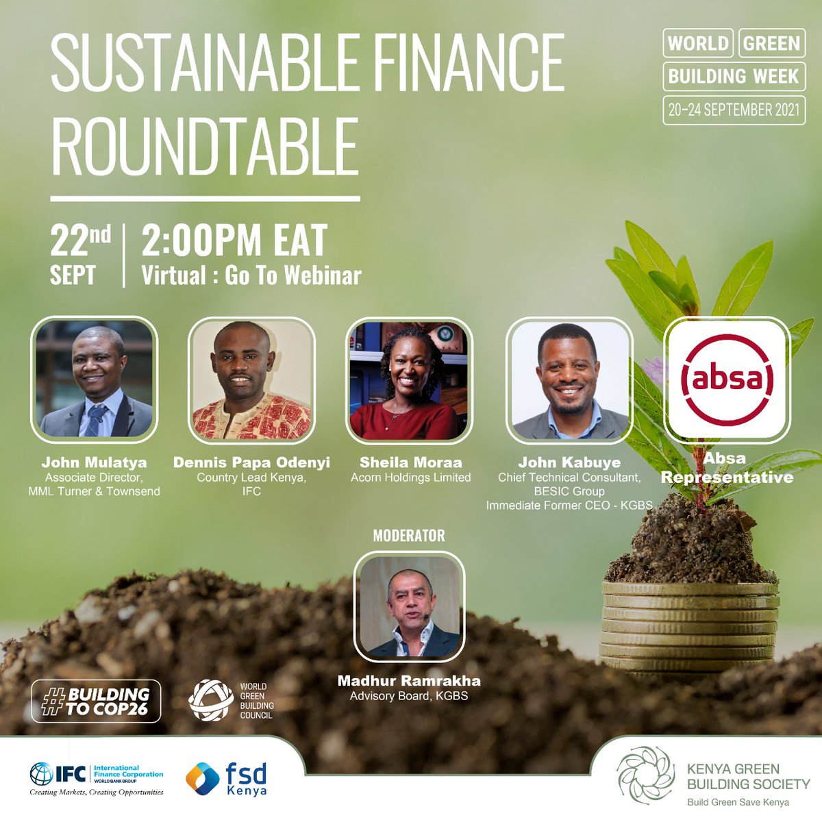 johnk_kalungi's tweet photo. In emphasizing #buildingresilience during the @WorldGBC #WGBW21 it was a pleasure sharing knowledge and experience on how #greenbuilding #SustainableInfrastructure can build resilience for the #BuiltEnvironment during @OfficialKGBS &amp; @Arch_KE events https://t.co/77FQSBuYoA