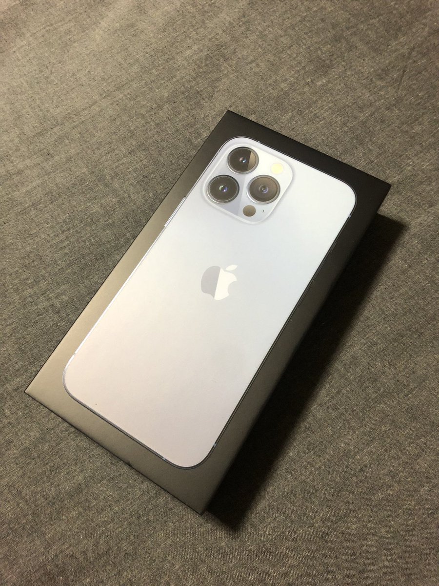 masmascut1's tweet photo. iPhone13pro来た。 https://t.co/rUaMGDXOpa
