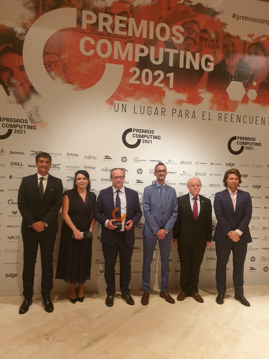 HPE_Espana's tweet photo. Ayer dio lugar la gala #PremiosComputing de la Era Digital 2021, donde #HPE premió a la Consejería de Hacienda y Administraciones Públicas de la Junta de Castilla la Mancha en la categoría "#DIGITALIZACIÓN AUTONÓMICA DE LA AAPP”.
¡Enhorabuena a todos!
@ComputingBPS https://t.co/6La3kmPtBq