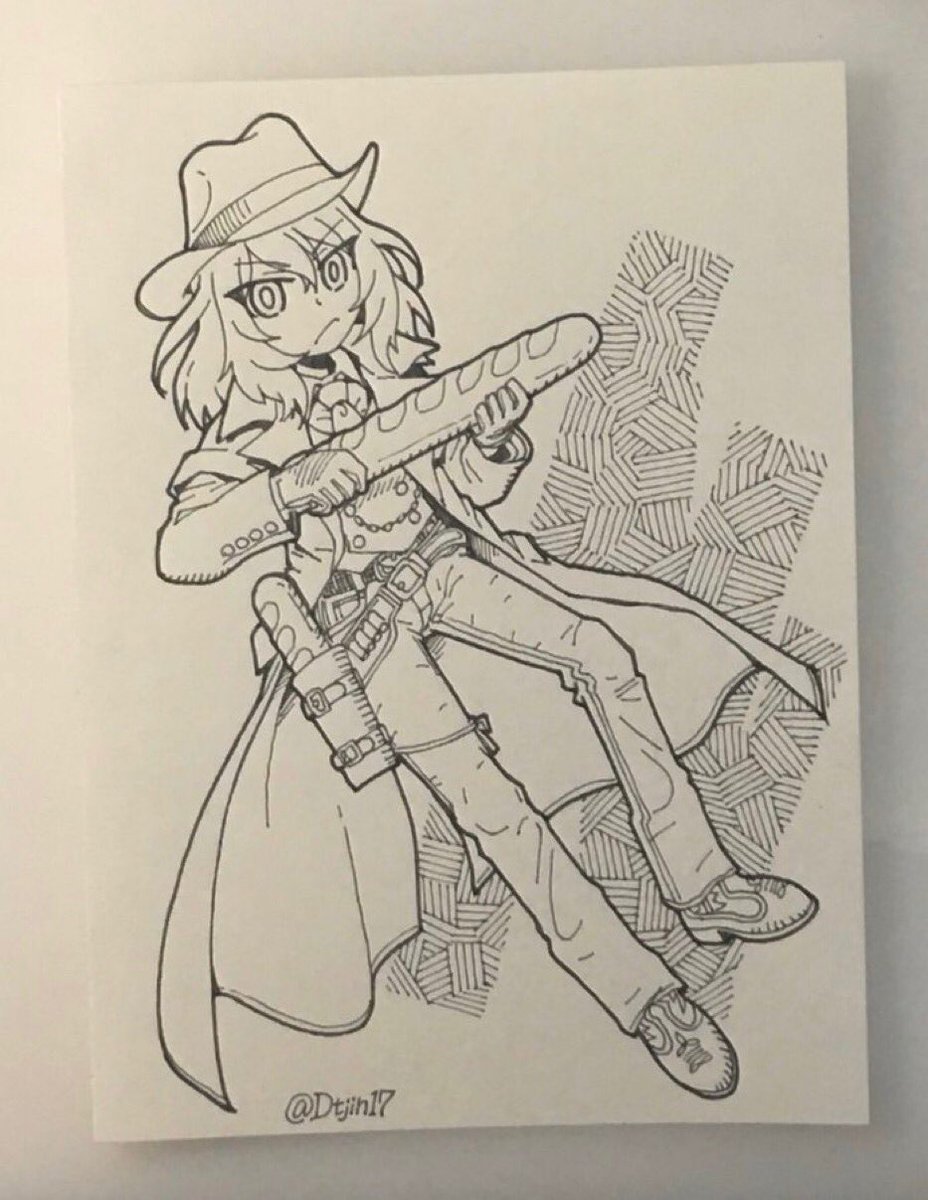 過去に描いてたウエスタンなアン&amp;オシ 