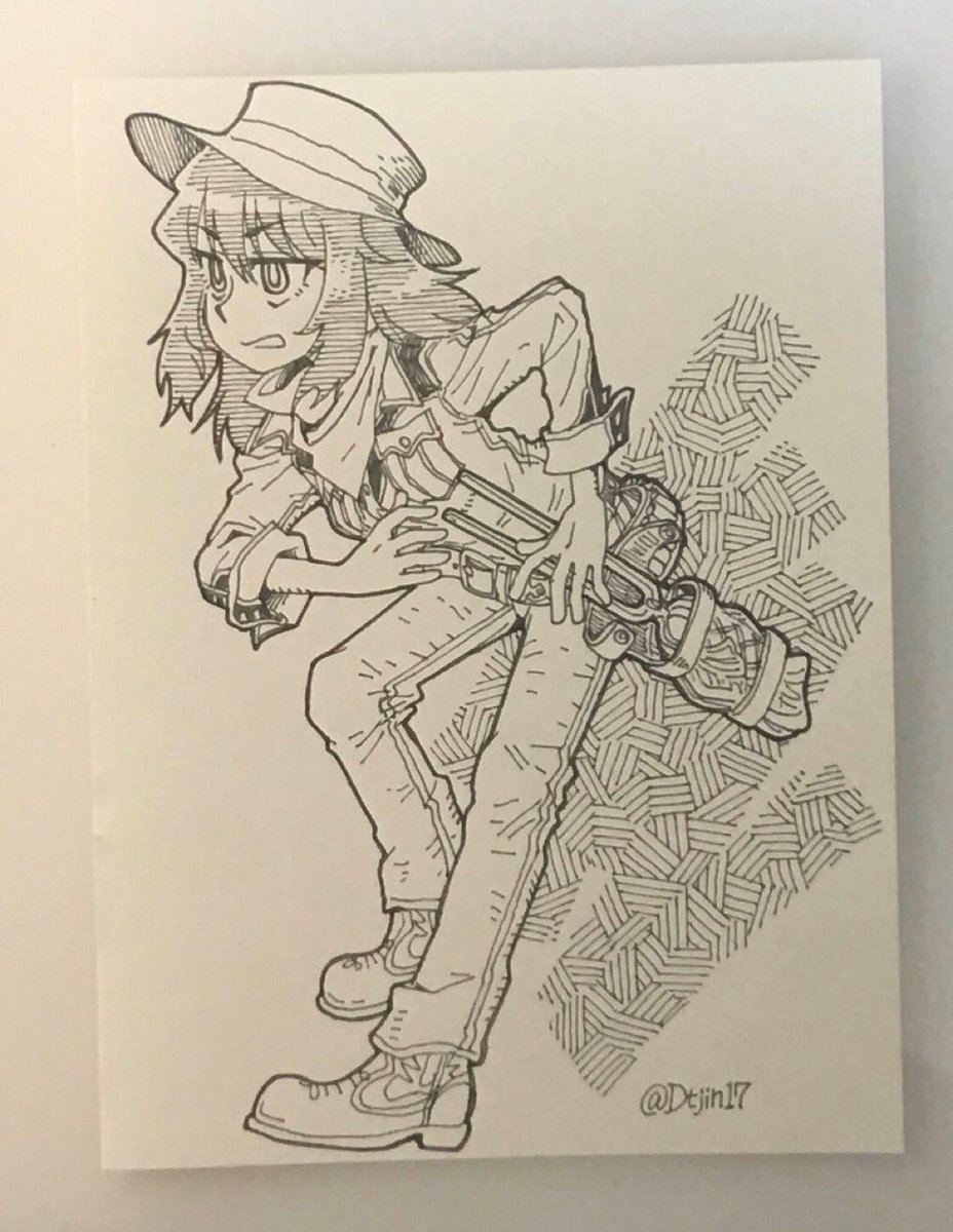 過去に描いてたウエスタンなアン&amp;オシ 