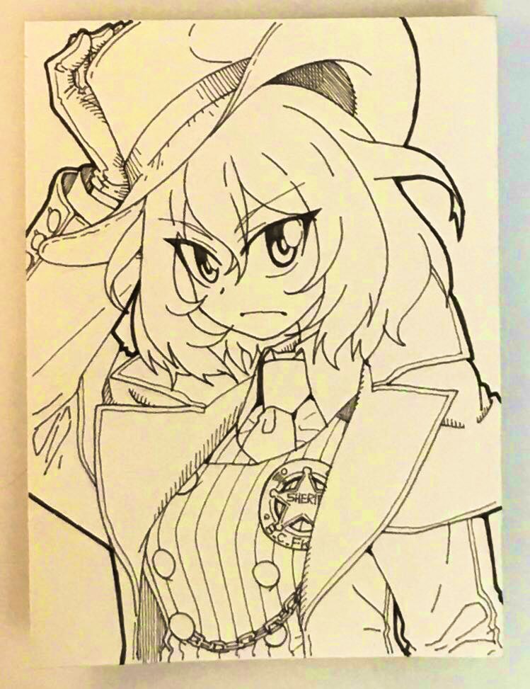 過去に描いてたウエスタンなアン&amp;オシ 