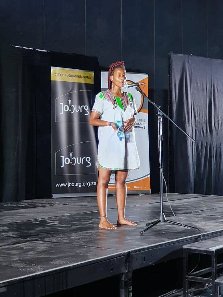 ArtsAliveJoburg's tweet photo. We are at the #AlexPoetryFestival with Refilwe Pieterse,Mantala Nkoatse and Ntate Lesego Rampolokeng 🖋️🖋️🖊️

#ArtsAlive2021 #ArtsAlive https://t.co/XYPHZ1mjTp