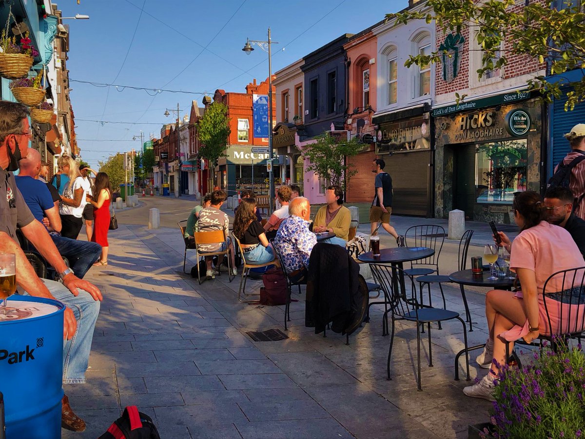 The trial pedestrianisation of St. George's Street in Dún Laoghaire will be coming to an end on 30/09. The gradual unwinding over the next few days will see some changes to the street and its layout. Find out what's changing: bit.ly/dlrTrial