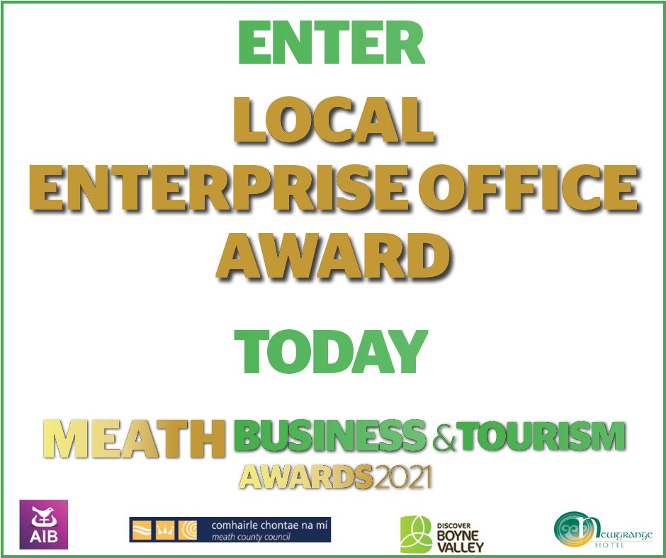 meathchronicle's tweet photo. Meath Business &amp; Tourism Awards 2021
Local Enterprise Office Award - If you are eligible to enter this award we would love to hear about your achievements and how LEO helped you to achieve your business goals. Enter here - https://t.co/Gu5ecuzboA #MBTA2021 https://t.co/0yqfALYTL2