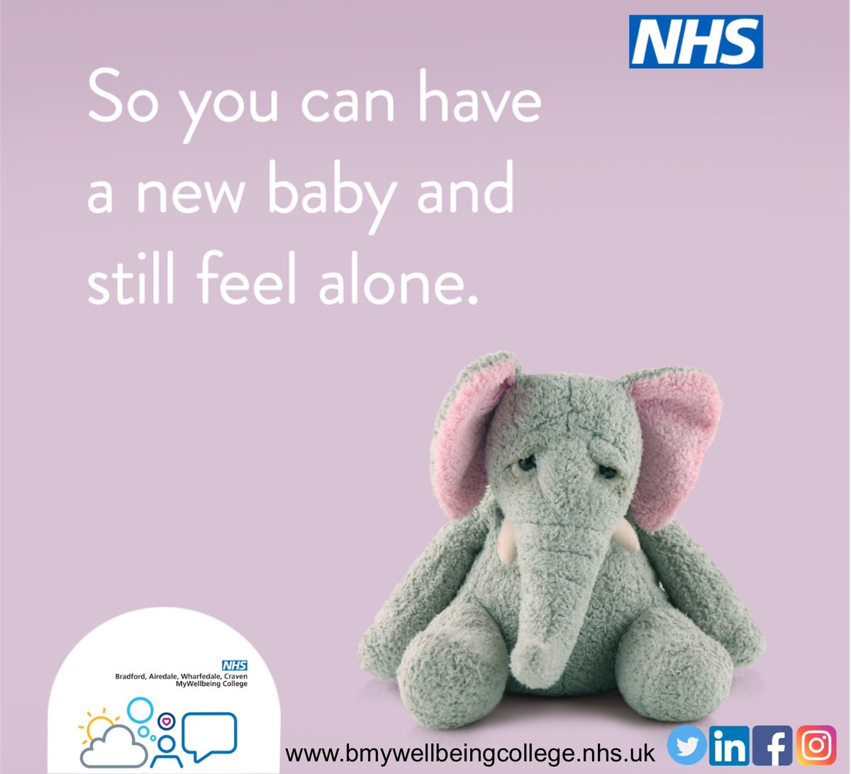 bdctalktherapy's tweet photo. Are you a #newmum an #expectingmum or with a #newbaby?
It's okay to not feel okay.
Call 0300 555 5551 or visit our website https://t.co/i4TiHGfUWr to self-refer to get support around your mental health
#maternalmentalhealth #mumneeds @WYHpartnership https://t.co/Gi5ENPHww8