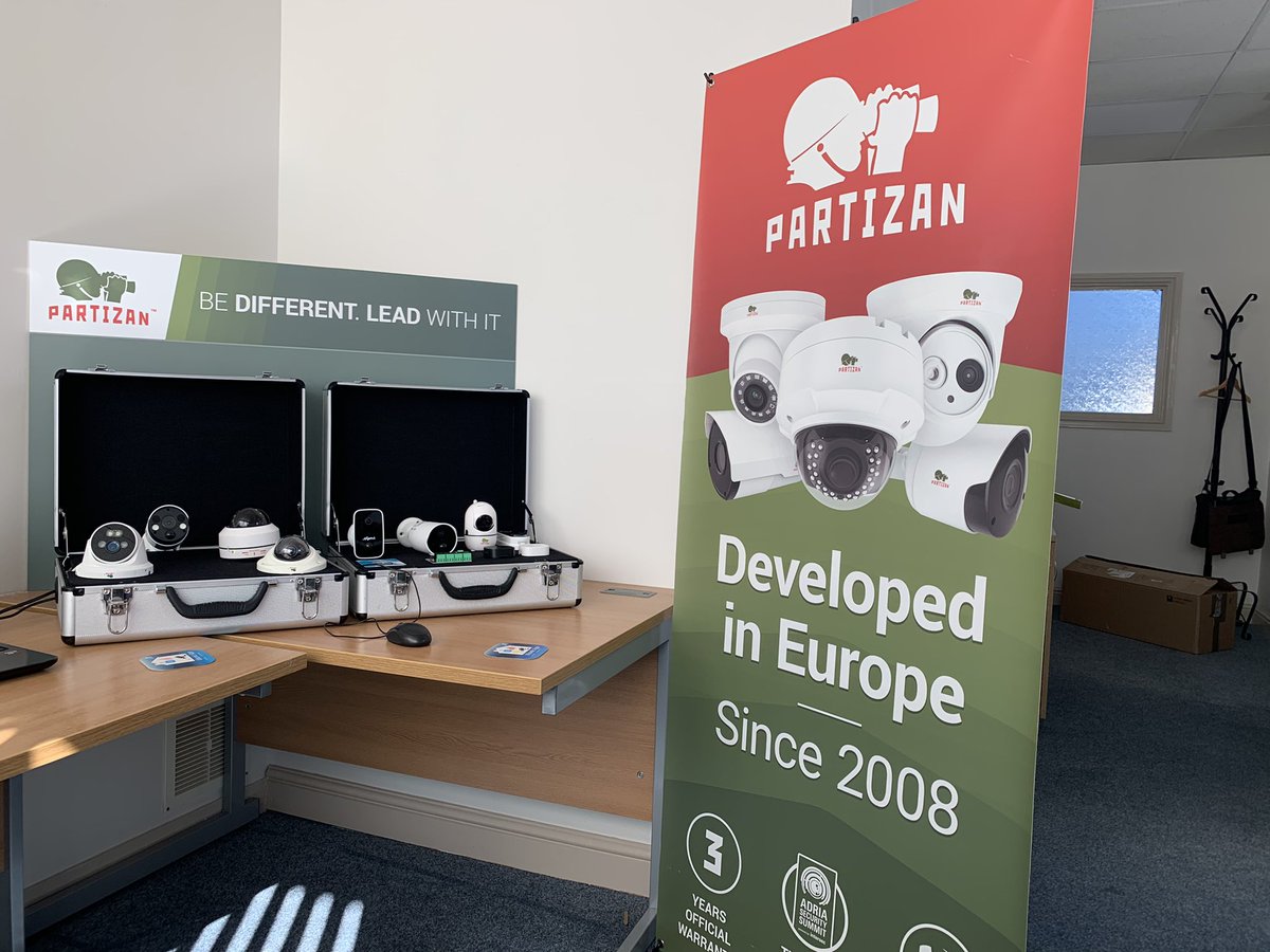 Starting to get our kit ready for the up coming show in Glasgow, it’s been a really busy week. Busy is great but makes you look forward to the weekend..Partizan Security #cctv #doorbell