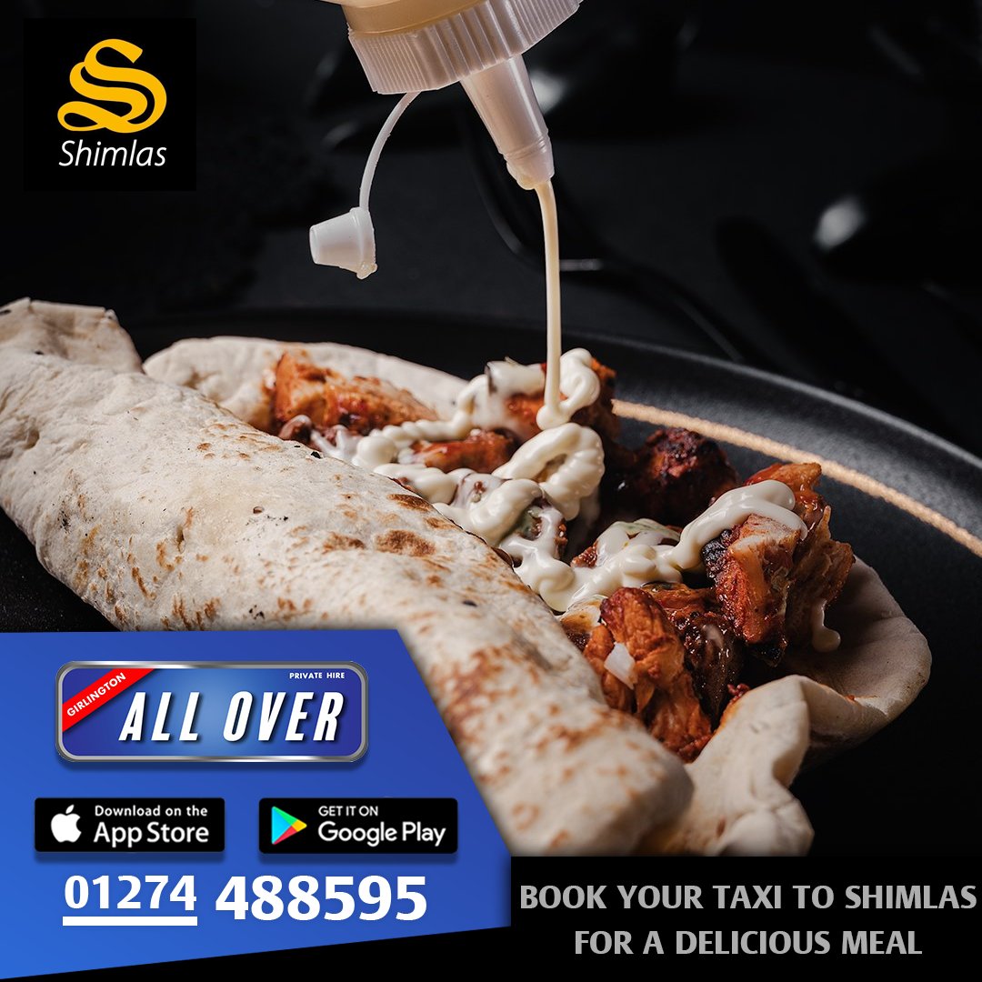 Just can’t beat the classic Chicken Tikka on Nan from @shimlasrestaurant. Book a taxi there and back today!
 
Download the FREE app today: onelink.to/regsnt
01274 488595
Girlington.co.uk
.
.
.
#AllOverTaxisGirlington #app #food #kebabs