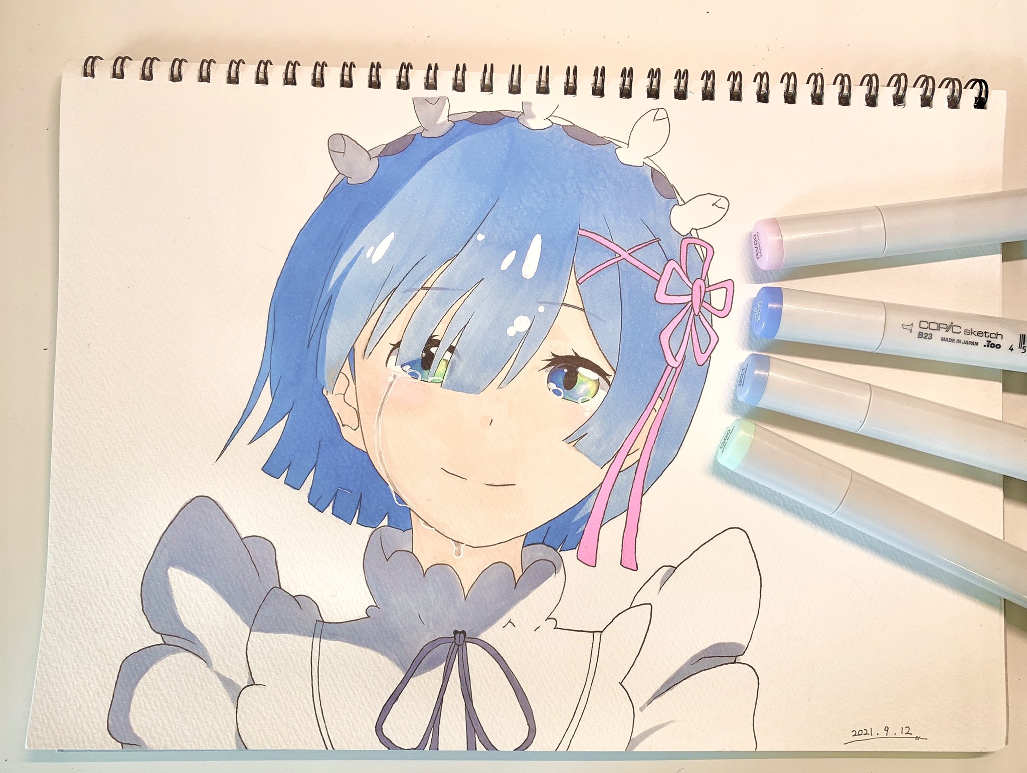 きり リゼロ りぜろ レム アニメ好きと繋がりたい アニメイラスト コピック コロナワクチン コピックイラスト 絵描きさんと繋がりたい 絵描き 絵好き 高校生 高校2年生 T Co Gykwjr1ibz Twitter