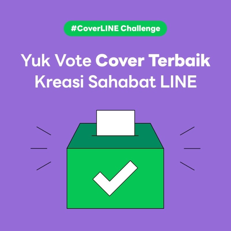 indo_line's tweet photo. Makan ketan pas ujan-ujan, tjakep..
Yuk ikutan vote #CoverLINE
Saatnya vote cover terbaik kreasi sahabat LINE, Klik gambar dibawah ya!!