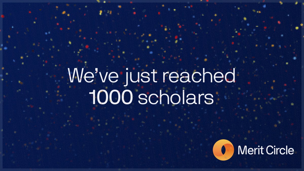 BeamFDN's tweet photo. We are extremely excited to announce that we have crossed the 1000 scholar mark 🎉 🎓 

We can't wait to welcome even more scholars! https://t.co/rDYJv9kiPv