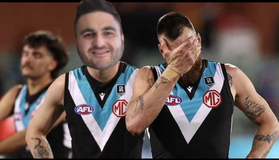 FanFootySA's tweet photo. 🚨ATTENTION🚨

DO YOU WANT TO SEE Sammy D'Antiocchia IN A PORT SCARF? HOW MUCH WOULD YOU DONATE TO SEE THIS?🤩🤩🤩

IF WE RAISE $1000 PRE-EVENT, SAMMY HAS AGREED THAT HE WILL WEAR A PORT SCARF FOR THE WHOLE FINAL QUARTER IN THE FAN FOOTY SA VS SANFLUA CHARITY EVENT https://t.co/bStYfMdz73