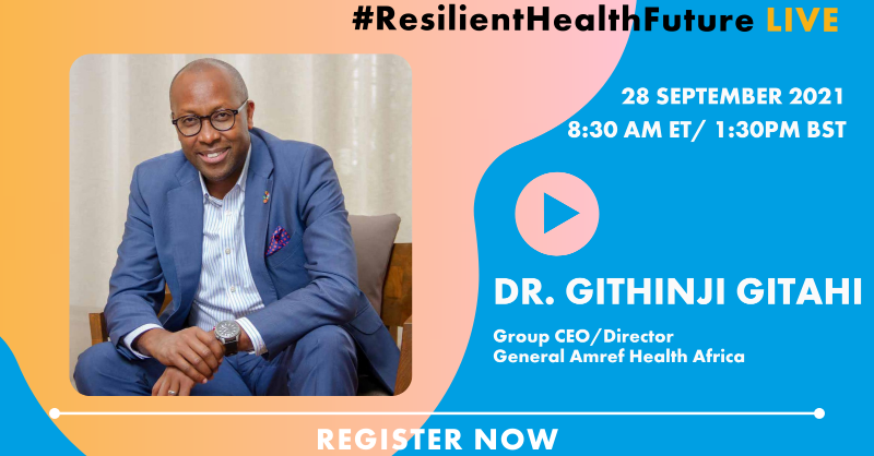 FuturesCentre's tweet photo. @daktari1 is the Group CEO @Amref_Kenya and Co-Chair @UHC2030

Join the LIVE #ResilientHealthFuture as he explores sustainable health systems for underserved communities.

📅 𝟐𝟖 𝐒𝐞𝐩𝐭𝐞𝐦𝐛𝐞𝐫 𝟐𝟎𝟐𝟏 
👉🏾 𝐑𝐞𝐠𝐢𝐬𝐭𝐞𝐫 𝐍𝐨𝐰 https://t.co/c7yGEH7X9u