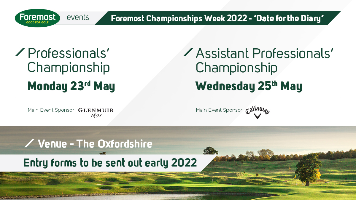 Foremost_Ian's tweet photo. Foremost Championships Week - May 2022 

We are delighted to announce that both the #ForemostChamps and #AssistantChamps have been confirmed for next year. Both events will be taking place @theoxfordshire
 Entry mails to follow in the new year #ForemostEvents #worththewait https://t.co/TdeehS7ReL