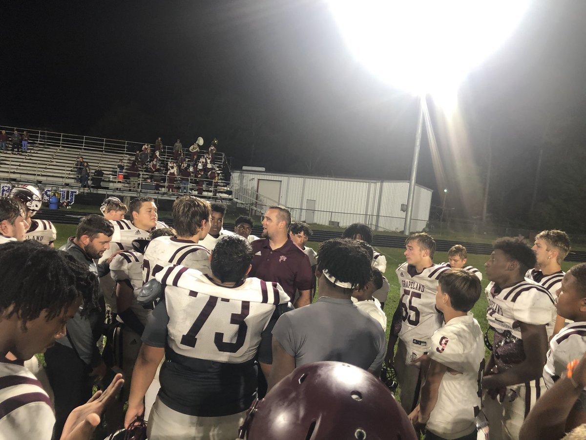 don_jackson65's tweet photo. Building Champions! #itrusttheprocess Thanks Coach @jhw62 and staff for leading and managing our student athletes… You could easily throw kids away, but we are in the business to teach, preach and teach! @Grapeland_ISD https://t.co/KgqnueYwYq
