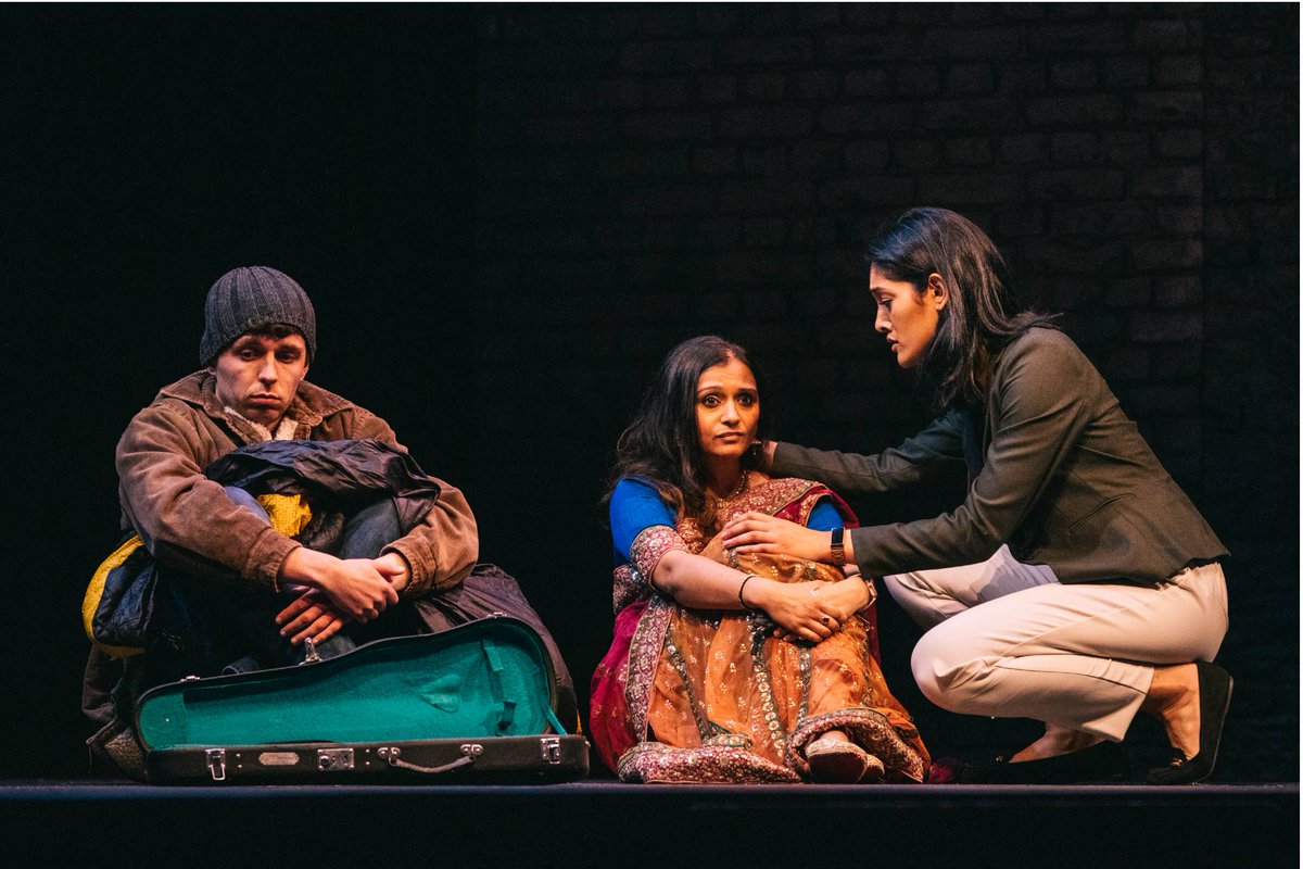 LiveTheatre's tweet photo. 2/7 Production pics for #YourVoiceNorthEast - check out @DixitaPandyaMay @AriyaLarker &amp; Jake Jarratt in #TheBigWelcome written by @VivekNityananda directed by @HumTheWord - sometimes we find the answers in the most unsuspecting of places... https://t.co/o5Z7rpRHzD https://t.co/dwBbW2ZQmT