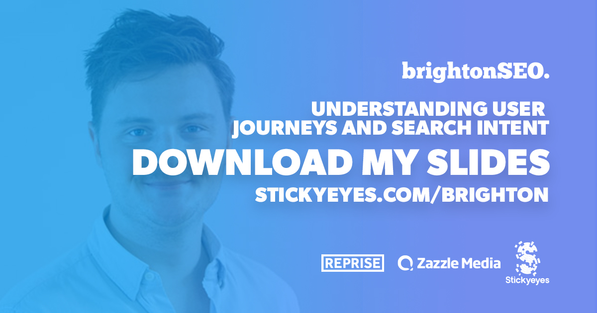 stickyeyes's tweet photo. If you missed this morning's virtual @brightonseo from Jack - or if you want to enjoy them again - make sure you download his slides and the guide he refers to, at https://t.co/ZObPN10IYf https://t.co/1iyjSD8Veb