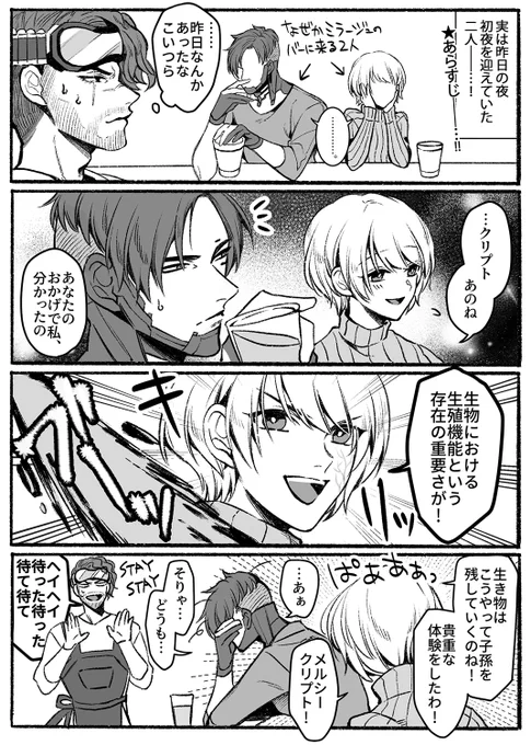 昔描いたクリワト漫画で好きなやつ😂(再掲) 