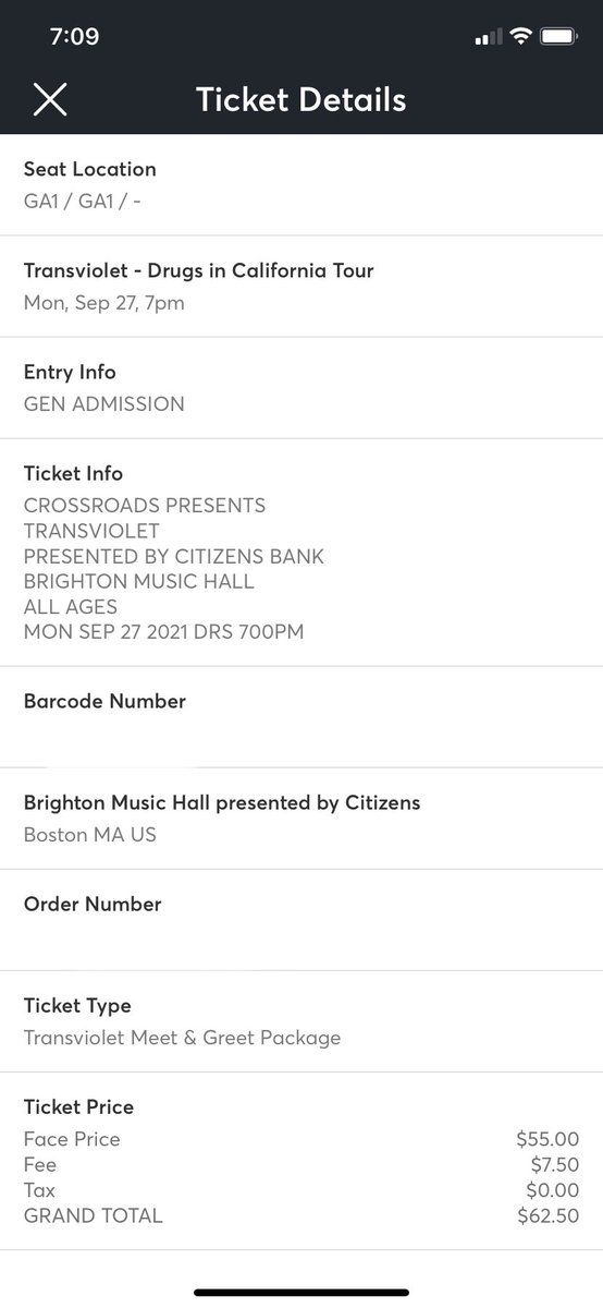 EGOTStyles's tweet photo. Sadly selling our @TRANSVIOLETBAND VIP tickets for @Brighton_Music Boston . I had two surgeries a couple weeks ago and I am not well enough to go. 😢 😩 We paid $55 each, name your price, just don’t want them to go to waste. We have 3. (Other 2 in different account) @chlobeezzz https://t.co/oyTKvRTZpB