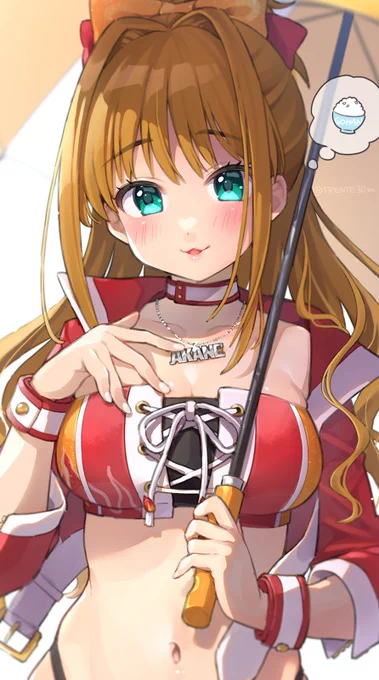 撮影中はただの美少女と化す日野茜ちん 