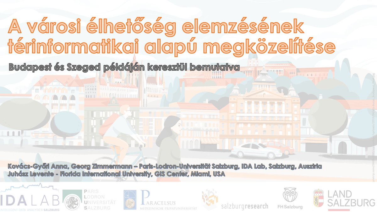I don't remember when was the last time when I presented my research in Hungarian 🤔 but today is the day for it at the 10th Hungarian Geographical Conference where I talk about #livability #assessment and the potential of  #VGI in it. 🤗