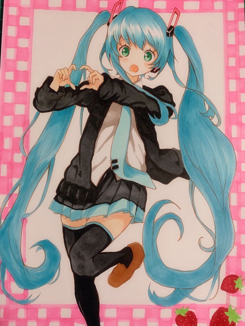 Kokko 初音ミク アナログ絵 イラストレーター募集 イラスト依頼募集中 絵師さんと繋がりたい