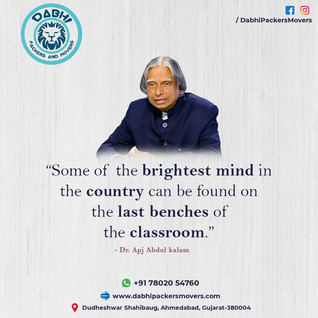 DabhiMovers's tweet photo. Some of the brightest mind in the country can be found on the last benches of the classroom.
#PackersAndMovers #Dabhi https://t.co/GkiGRFhK6O