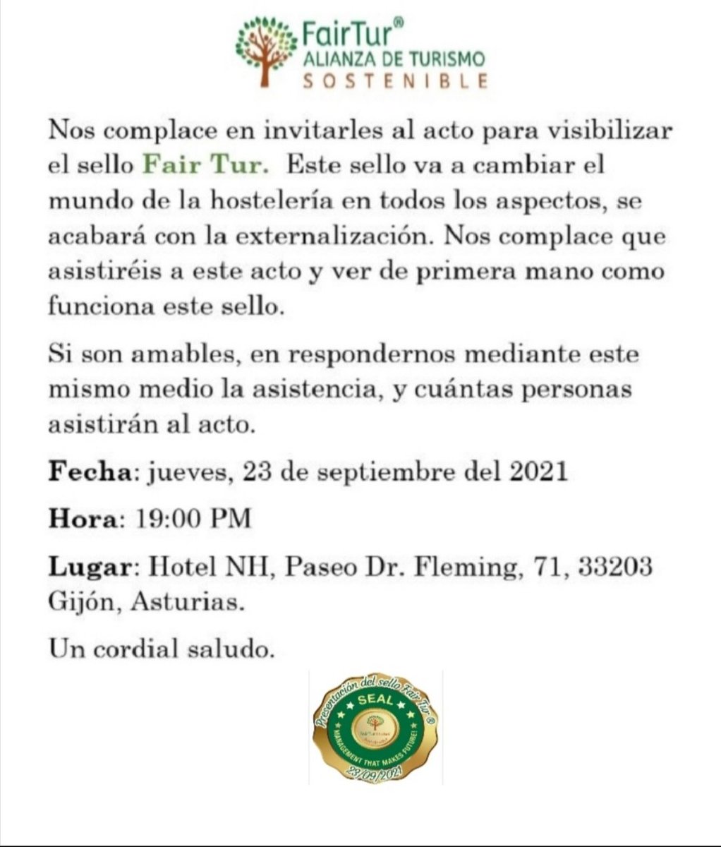 Ayer estuvimos acompañando a <a href="/laskellysast/">laskellysasturias</a> junto a <a href="/RecortesCero/">Recortes Cero 👌🏽</a> y otros colectivos en la presentación de #Fairtur porque un turismo sin explotar a sus trabajadores sea posible <a href="/UnionDeLuchas/">#UNIÓNDELUCHAS #ActivismoDigital</a> <a href="/AsturiesRafa/">Rafa Palacios Asturies🔻</a> <a href="/CoordinadoraAst/">Coordinadora de Asturias</a> <a href="/Asturies8M/">Asturies Feminista 8M</a> @Sonia_vSa <a href="/Trasmipaso/">Gina</a> <a href="/Comoespecie/">GAIA (Gina)</a>