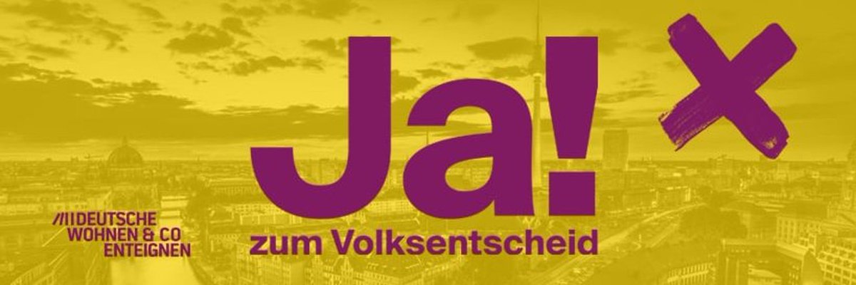 Gil_JavierGil's tweet photo. Este domingo Berlín vota en referéndum la expropiación de más de 240.000 viviendas a los grandes especuladores de la ciudad.

El mensaje es claro: contra los alquileres abusivos, expropiar a los especuladores y convertir sus propiedades en vivienda pública.

Vamos Berlín ❤️✊ https://t.co/6aqSr0Y1CJ