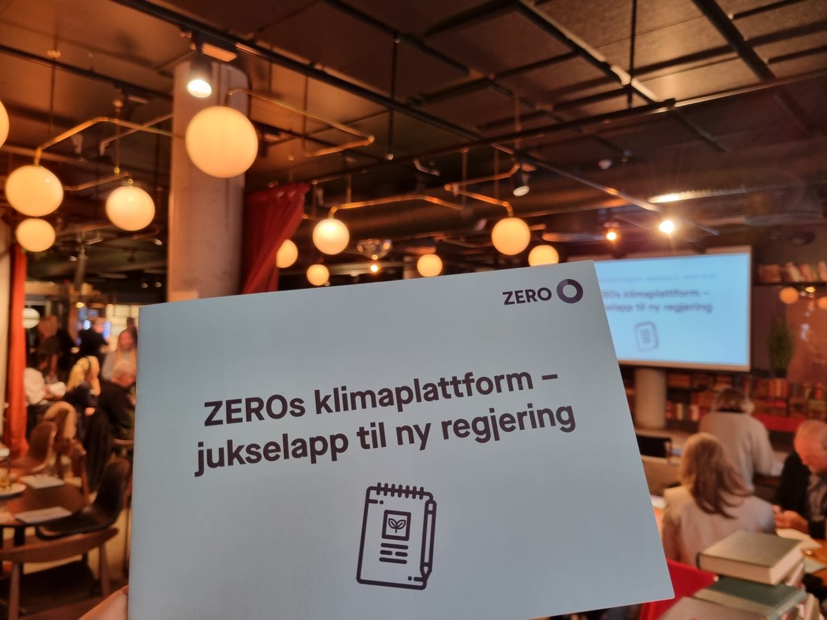 Miljøstiftelsen ZERO tweet media