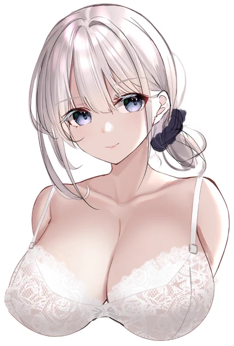 ブラジャーを付けます。 