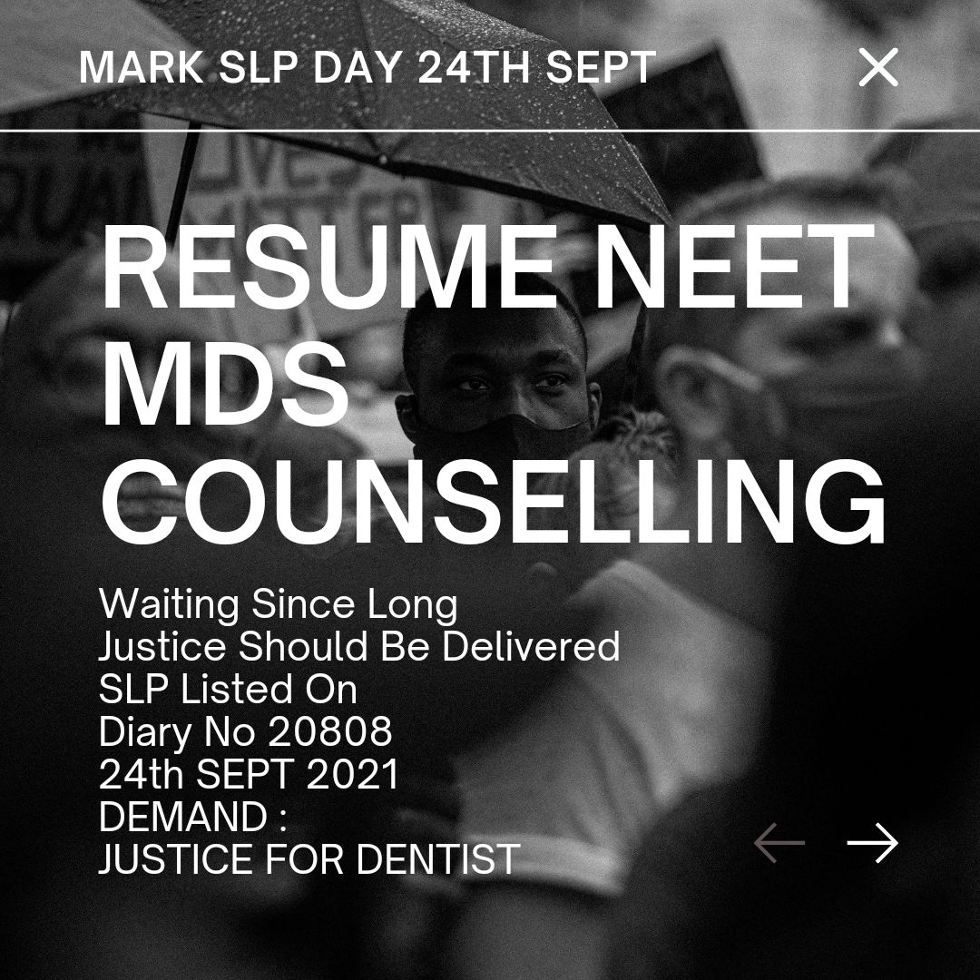 dentodontics's tweet photo. Most Chances Our SLP And IA gonna be heard at 2pm today 
Guys Gear up
Demand: SLP listed at 36th No 
Should be addressed today. 
#NEETMDSCOUNSELLING 
#ResumeNeetMdsCounselling 
ASAP
@SCJudgments @barandbench @LiveLawIndia @PMOIndia @OfficeOf_MM @MoHFW_INDIA @WHO @NidhiTanejaa https://t.co/aiiPBzbSFG