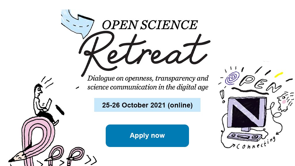 ZBW_MediaTalk's tweet photo. Mit dem #OpenScienceRetreat will die ZBW internationale Open-Science-Unterstützer:innen aus verschiedenen Stakeholder-Gruppen zusammenbringen. Das 1. #OpenScience #Retreat findet am 25. und 26. Oktober 2021 virtuell statt. Alle weiteren Infos unter: https://t.co/w6bhOuGhF4 https://t.co/W1M73NCZGv