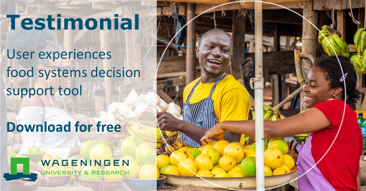 WUR_WCDI's tweet photo. #FoodSystems 🍎 | How does the Food System Decision Support Tool help put policy solutions for food systems into practice? 

Read the testimonial by agricultural counsellor @MelleLeenstra and adviser @geertwest &amp; download the toolbox here: 👉
https://t.co/oJRkpryseY #UNFSS2021 https://t.co/dCuakpN0pv