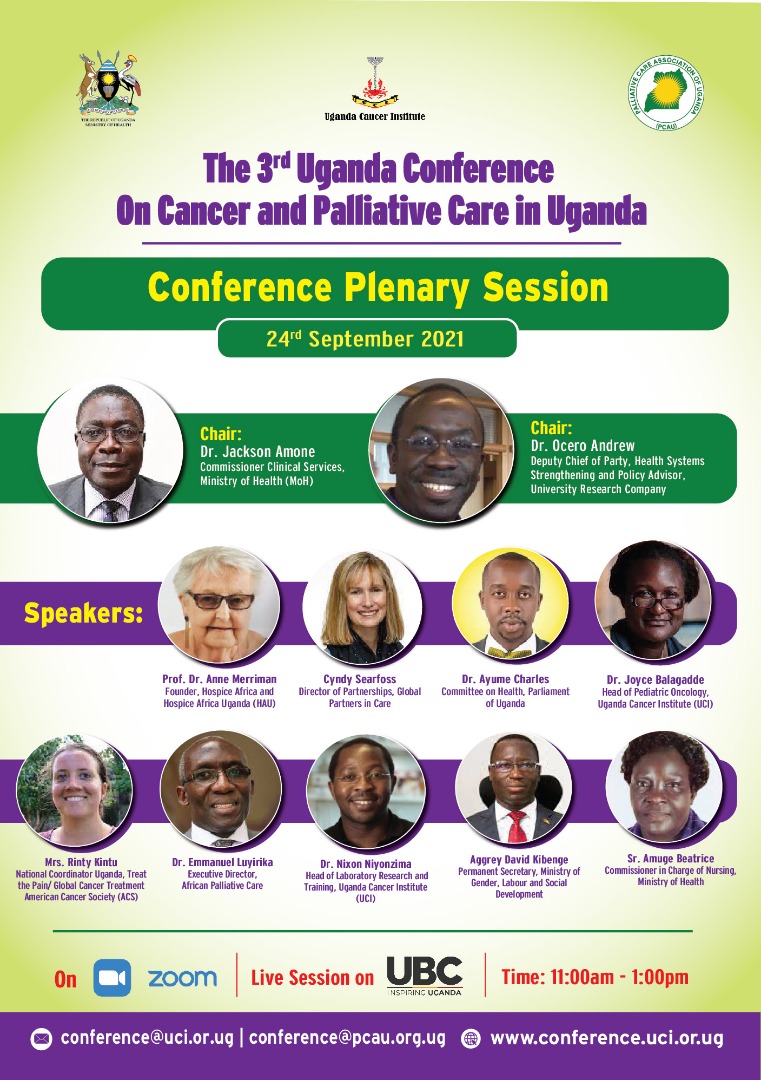 Wodngoo1's tweet photo. #3UgCaPconference Day 2
✅Sustainability of cancer &amp;palliative care services in Uganda during the response to COVID-19 &amp;other challenging situations.
✅Integrating pain management into routine service care delivery at hospitals in Uganda. #CancerUG 
 @PCAUganda 
@UgandaCancerIns https://t.co/PzQbZGlj7A