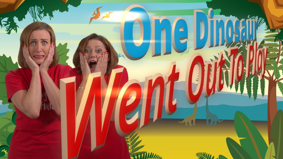 singinghands's tweet photo. https://t.co/wEEfI0boRs New #numbersong #nurseryrhyme all about #dinosaurs - enjoy! 🦖🦕🦖 #makaton @MakatonCharity https://t.co/2tUpW04boE