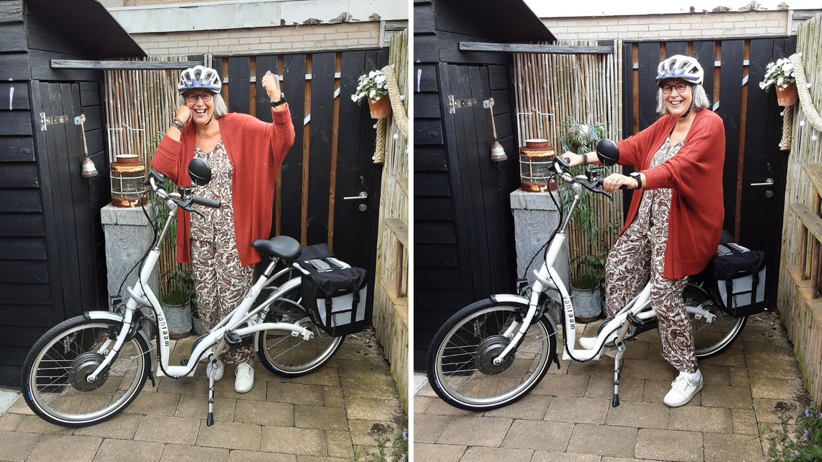 VanRaamBikes's tweet photo. 🗣 Joke Sonke: "I haven't cycled for years due to several reasons. I tried out different bikes without succes, but finally stumbled upon the Balance low step ebike and I knew for sure: this will be my bike!" 🚲✨
Read her story here ⬇
https://t.co/0qWNCgdW1c
#lowstepebike https://t.co/zjvc8YGvz7