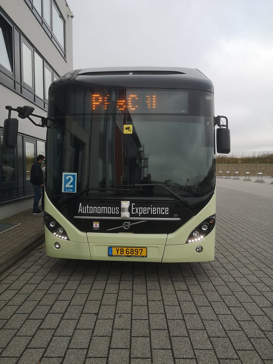 euroblind's tweet image. This week, together with our member @DBSV_Germany  as part of our #pascalproject, we tested in Luxembourg how #blind and partially sighted passengers accept autonomous buses.

#cavs