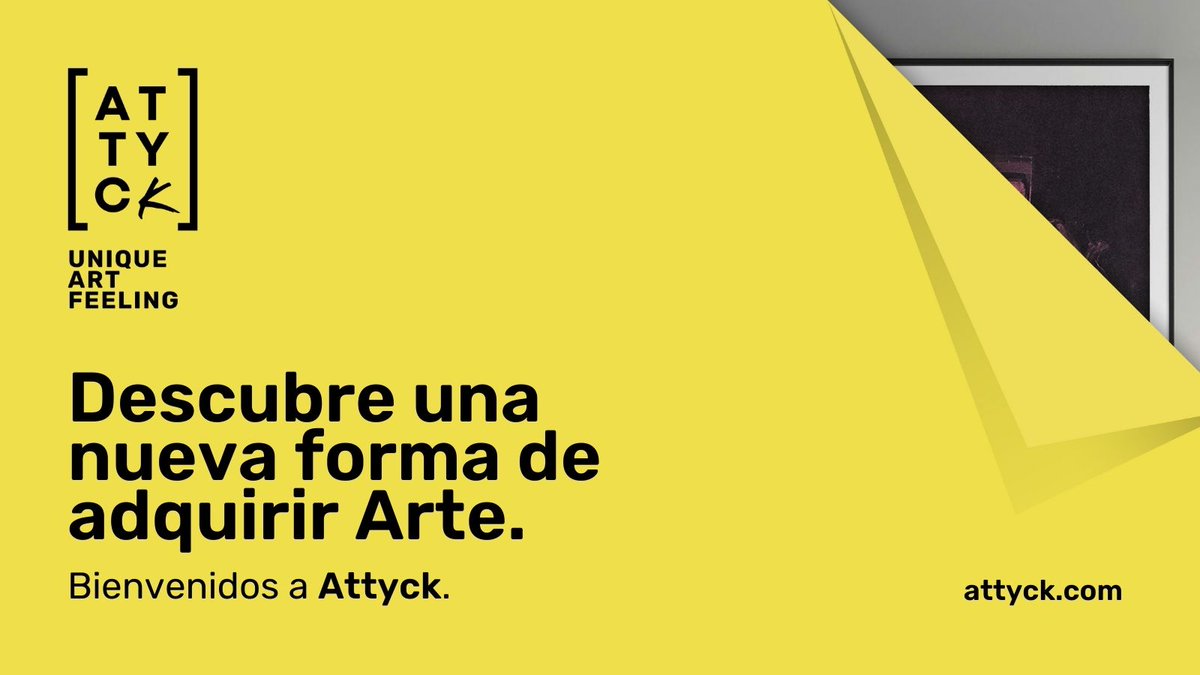 attyck_official's tweet photo. Es hora de cambiar las normas.
Es hora de crear.
Es hora del ¿y por qué no?

Llega 𝗔𝘁𝘁𝘆𝗰𝗸, una nueva forma de adquirir 𝗔𝗿𝘁𝗲 🎨.

Unique art feeling 💛.
https://t.co/lVK4iEBDH6
-
#EstoesAttyck #Attyck #UniqueArtFeeling #RevolucionARTE #Attyckers #Arte https://t.co/cPT67j6ymV