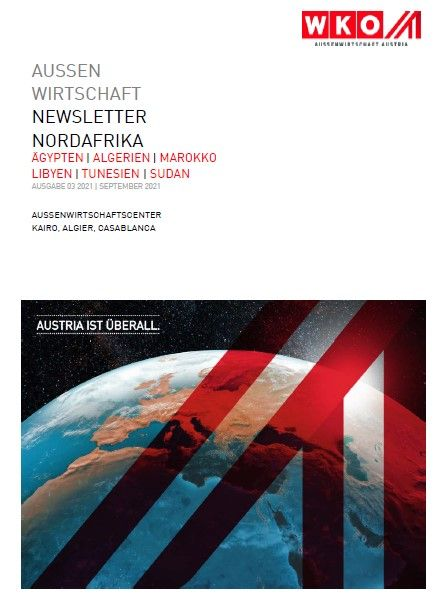 #Nordafrika Newsletter 3/2021 der <a href="/wko_aw/">WKÖ AUSSENWIRTSCHAFT</a> 

mit
Editorials, Schlagzeilen, Veranstaltungen etc. zu
#Ägypten Georg Krenn
#Algerien Franz Bachleitner <a href="/wko_ac_ALG/">AC Algier</a>
#Marokko Eva Frei <a href="/EvaFrei1/">Eva Frei</a>
#Tunesien  
#Libyen
#Sudan

wko.at/service/aussen…