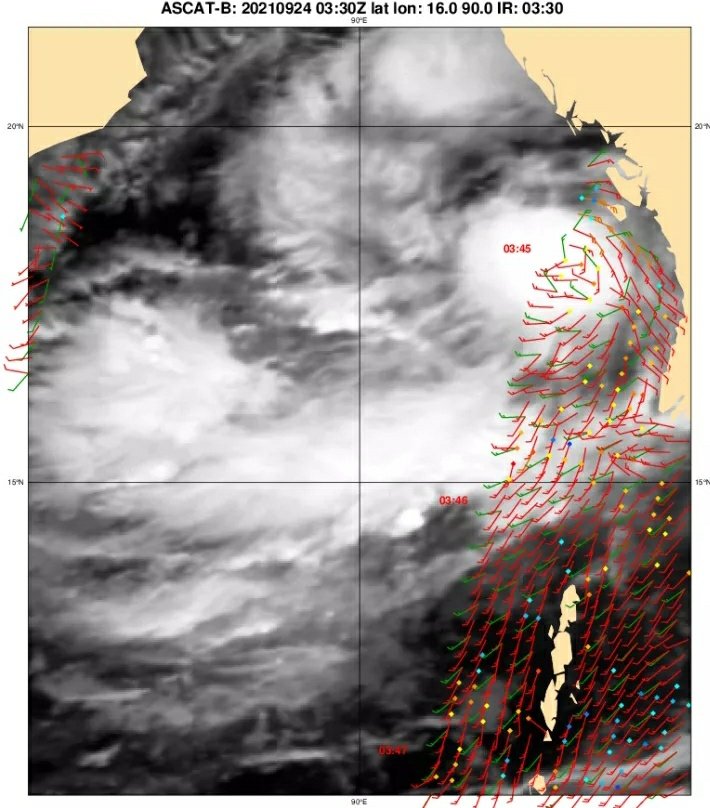 CycloneAnalyser's tweet photo. Latest Observation revealed that a #Lpa has formed over East Central #BOB with a obscured LLC extending upto upper troposphere, #JTWC designated it as Invest #96B , the system looks like well organised &amp; will strike #Odisha in Sunday, Shear is low &amp; SST is 29-30°C ahead it. https://t.co/XsLBcNx5Rk