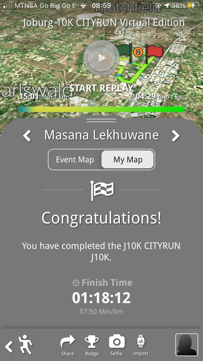 masana__k's tweet photo. Heritage rent paid🥳. Till next year✌🏽#joburg10k #RYCS #RunPuma https://t.co/wsPCbYo4PE