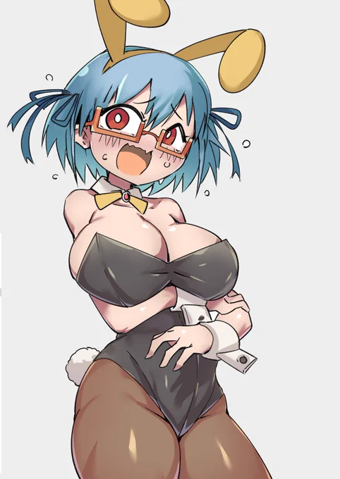 バニーハンバーガーちゃん可愛いですねっていうラクガキ 